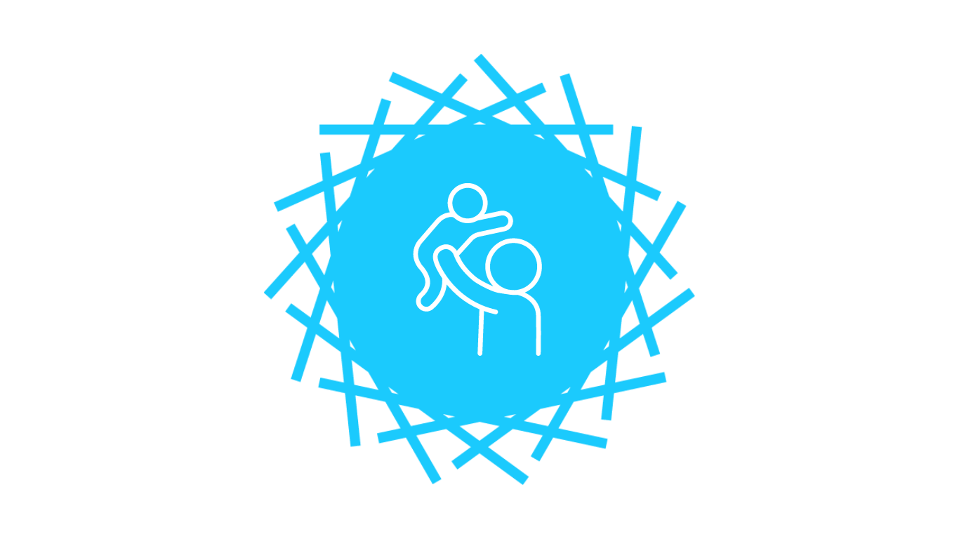 10 an icon of a parent holding a child, symbolizing parenting support.