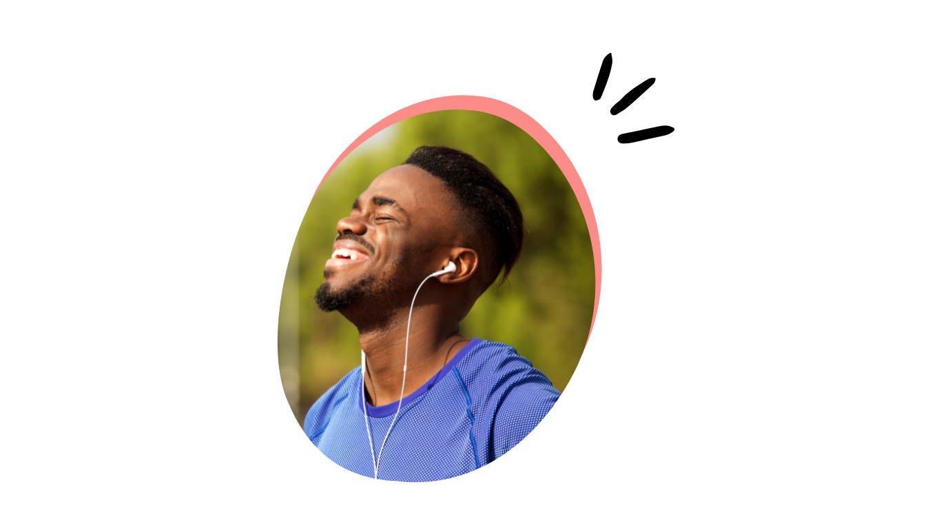 5 a smiling young man who is outside
